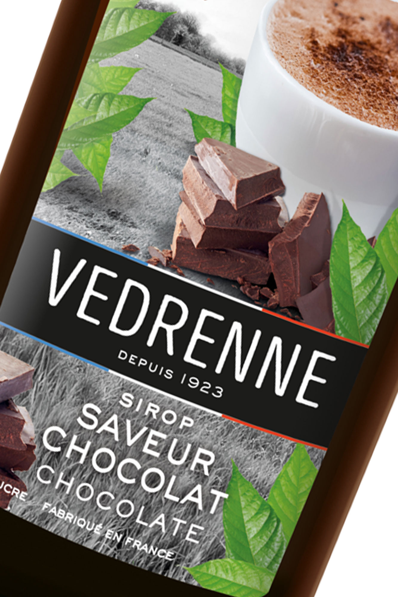 Sirope de Chocolate negro Vedrenne 100 cl - Paris&Paris